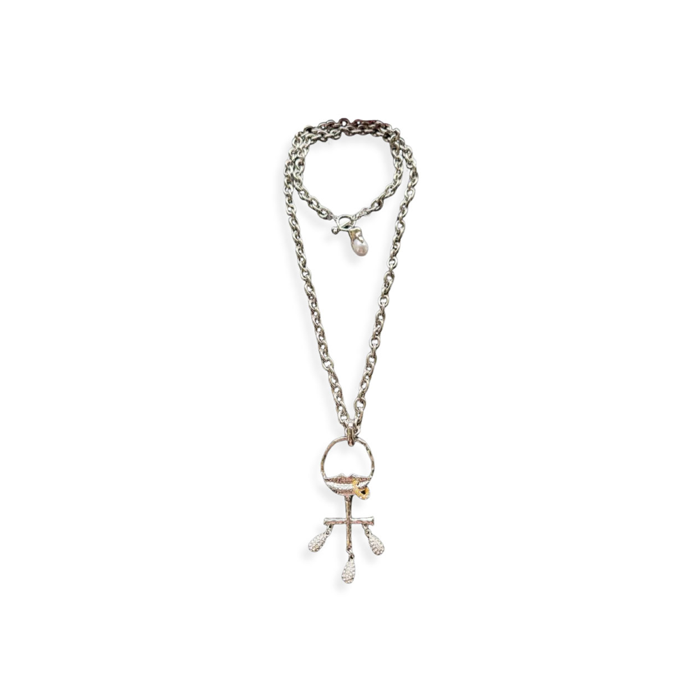 Sch1apare11i women fishbone necklaces fish skeleton